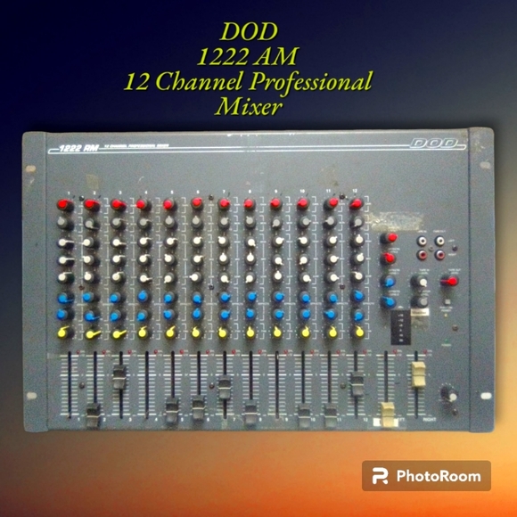 DOD 1222 AM 12 Channel Professional Mixer - Picture 1 of 3